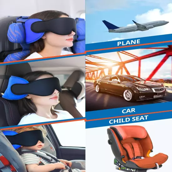 Travel Pillows for Airplanes, Airplane Pillow for Long Flight, Airplane Head Str