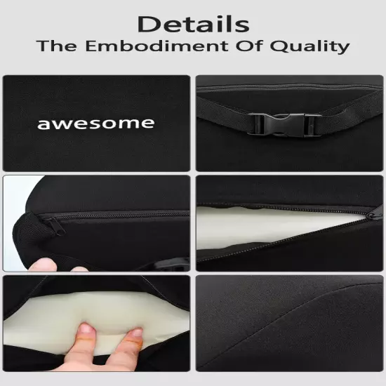 NEW Car Lumbar Back Support Headrest Neck Pillow Neck Pillows Car Seat Cushion