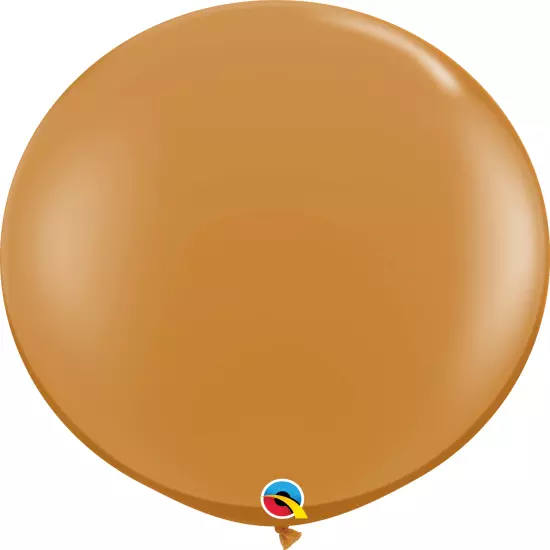 Qualatex Round Mocha Brown Latex Balloons