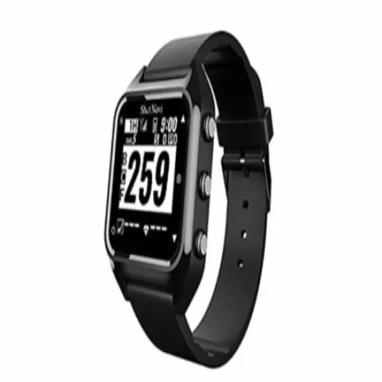 Brand NEW Shot Navi Hug Golf GPS Watch with Heart Rate Monitor Black