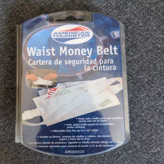 American Tourister Waist Money Belt up to 45" waist