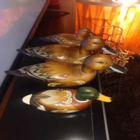 Hand Painted Wood Duck Decoy