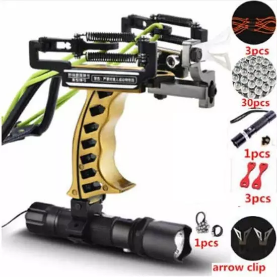 Laser Slingshot Hunting Fishing Bow Powerful Slingshot for Shooting Crossbow Bow