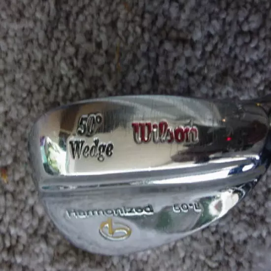 36 INCH WILSON HARMONIZED 50*L WEDGE FLEX ACTION STEEL SHAFT EXCELLENT