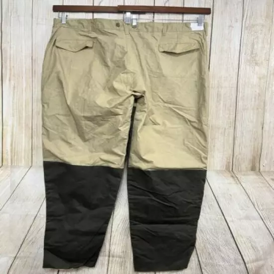  McAlister Upland Hunting Pants 48x36 Unhemmed Khaki and Olive Green Wax Canvas