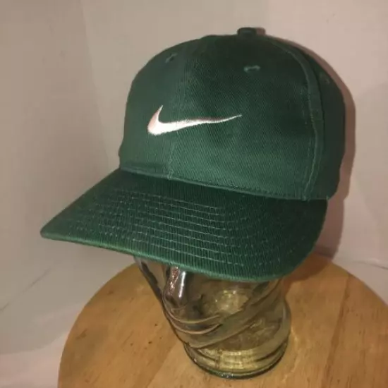 Vintage Nike Golf Hat Cap Snapback Green Swoosh Golfing Golfer Baseball