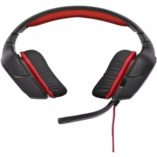 Logitech G230 Stereo Gaming Headset w/ Microphone PC - Black/Red 981-000541 