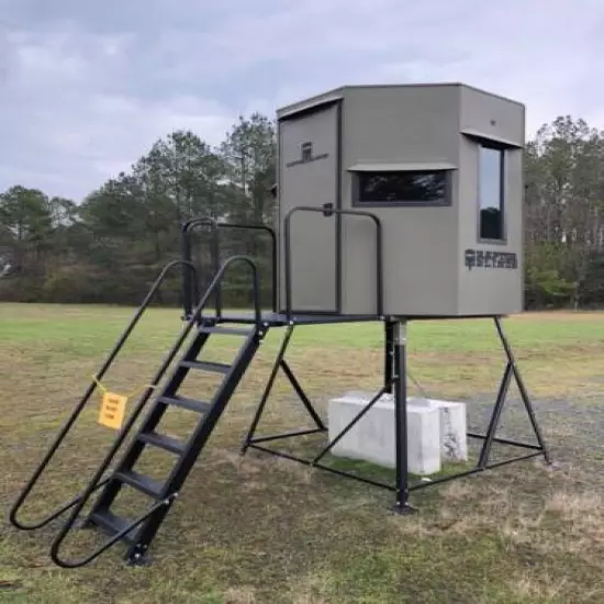 Raptor Hunting Blinds and Towers - All Aluminum Bed Liner Coating - Deer Hunting