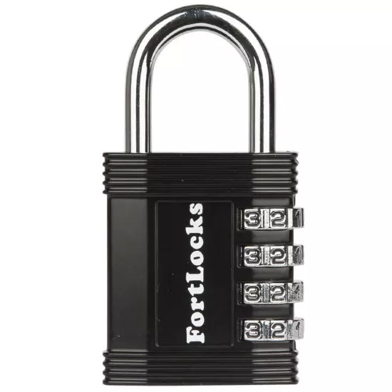 Padlock - 4 Digit Combination Lock for Gym Outdoor & School Locker, Fence, Ca...