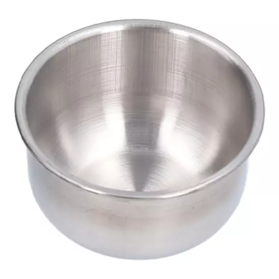 Stainless Steel Parrot Feeding Bowl With Rattan Ball For Hamster Small Animals