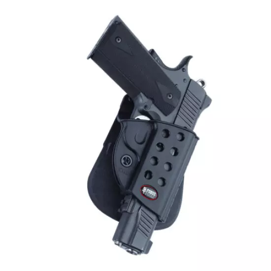 Fobus 1911 Right Hand Roto Evolution Paddle With Rail Holster R1911rp