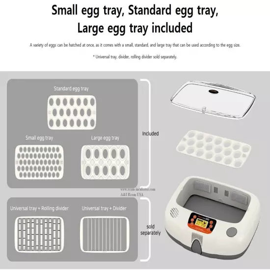 Rcom PX-20 Pro 20 Avian Incubator - Fully Automatic - Egg Incubator - Warranty