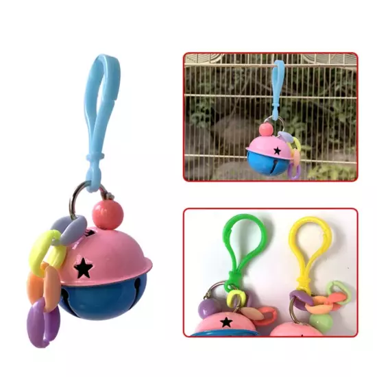 Parrot Toy Bell Joyful Play The Favorite Of Small Medium Sized Parrots Bell Toy.