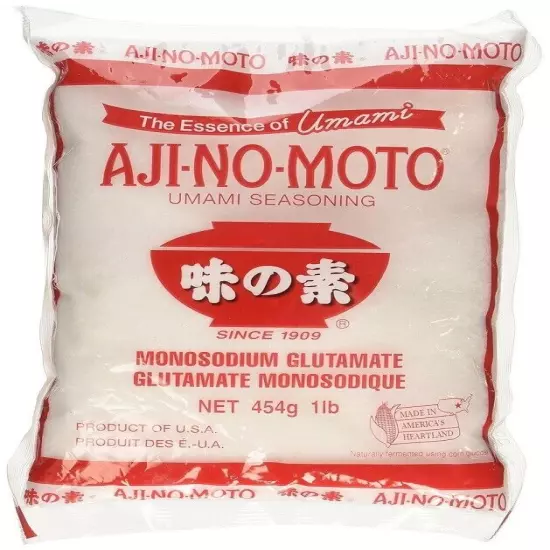 Aji No Moto Ajinomoto Monosodium Glutamate Umami Seasoning, 454g / 1LB / 16oz