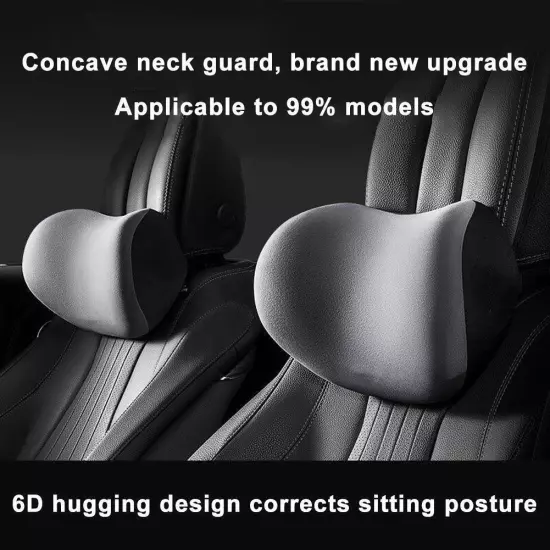 Car Neck Pillow Protective Lumbar Back Support Headrest EW Cushion Seat N M8X8