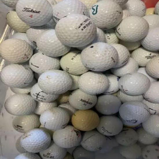 50 Used Golf Balls, Titleist, Callaway, shag Balls All Brands. All Are Playable