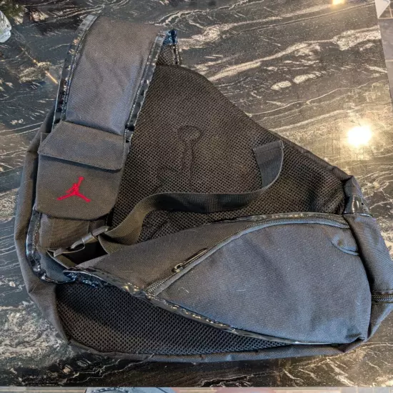 Black Nike Jordan One Crossbody Athletic Bag