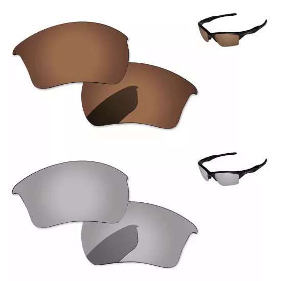 Lensology Polarize Replacement Lenses For-Oakley Half Jacket 2.0 XL OO9154-Opt