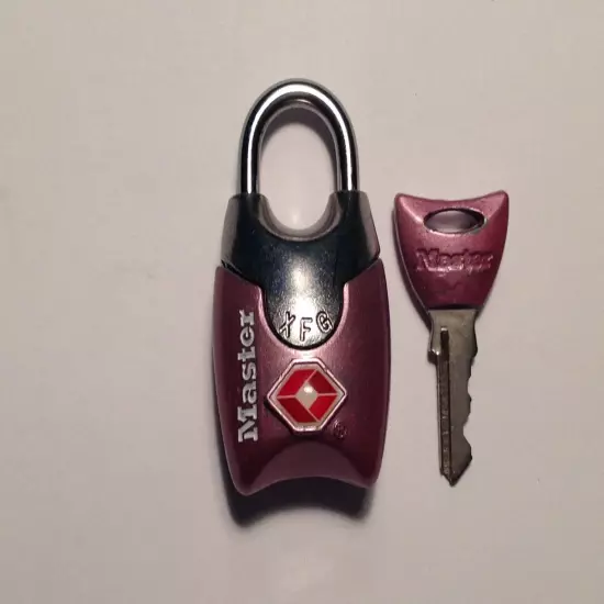 MASTER LOCK COMPANY-LADIES VIOLET LUGGAGE PADLOCK--TSA ACCEPTED