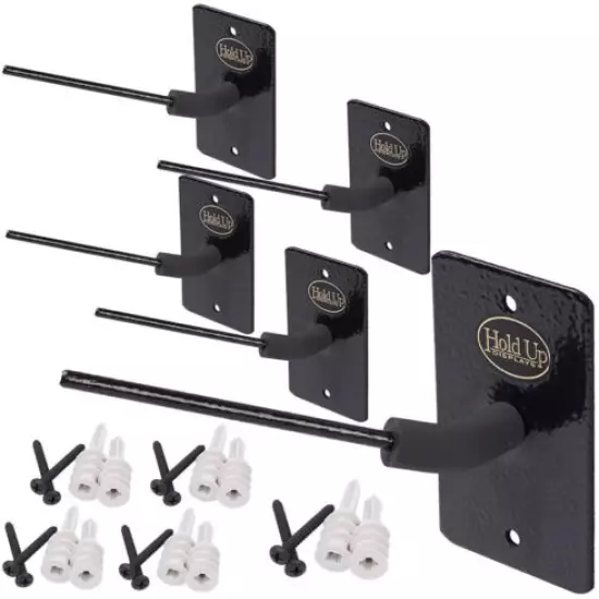 Wall Mount Pistol Holder Gun Handgun Rack Firearm Barrel Stand Display 5-Pack