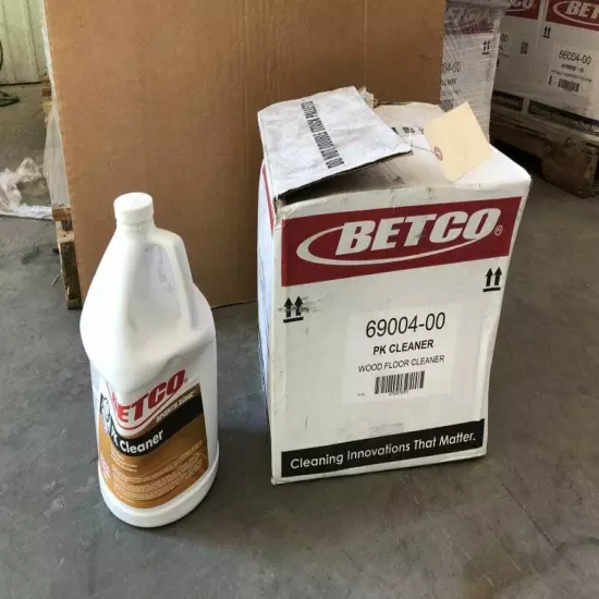 BETCO PK Cleaner 69004-00 Wood Floor Cleaner 1 Gallon -NIB of 4