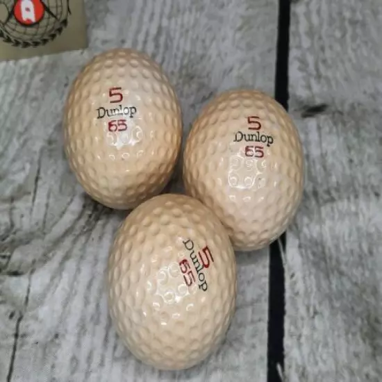 One Dozen Dunlop 65 Vintage Golf Balls #5,#6,#7 & #8