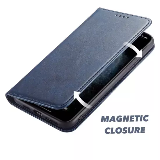 For iPhone 16 15 14 13 12 11 Plus Pro Max Mini Leather Magnetic Flip Wallet Case