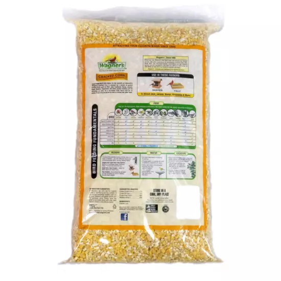 Wagner's 18542 Cracked Corn Wild Bird Food, 10-Pound Bag