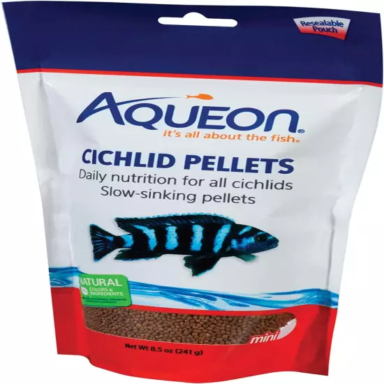 Aqueon Cichlid Food Mini 8.5 Ounces