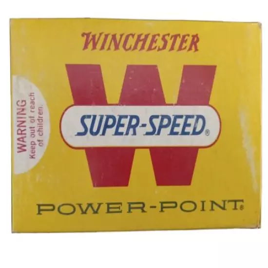 Vintage Winchester Super-Speed Power-Point 300 win magnum! EMPTY Box Nice Find