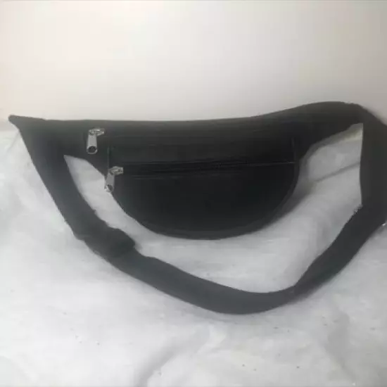 Black Unisex Hip Waist Bag / Fanny Pack NWOT