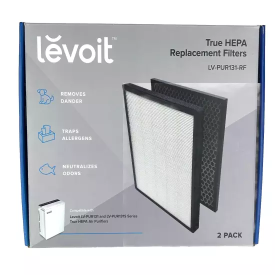 Air Purifier Filter for LEVOIT Models LV-PUR131S, LV-PUR131, and LV-PUR131RF