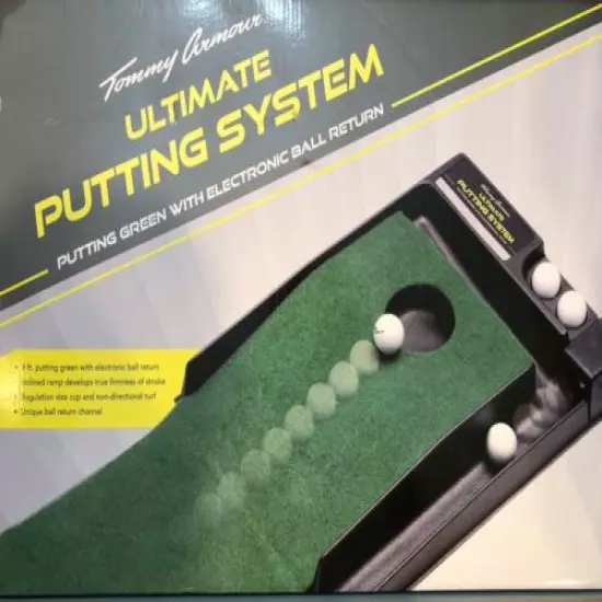 GOLF- The Ultimate Putting System Indoor Green Tommy Armour Electric Return 9'