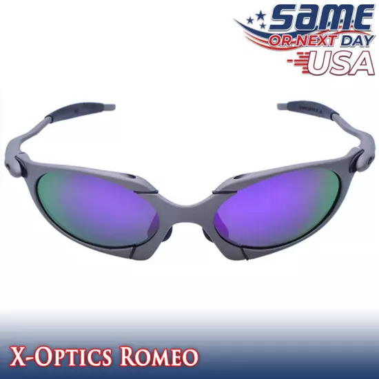 X-Romeo Metal Sunglasses with Polarized Iridium UV400 Lenses - FAST 2-3 DAY SHIP