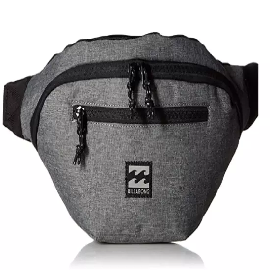 Billabong Men's Java Waistpack | Fanny Pack | Mens fashion Men's | Grey Gray Gre