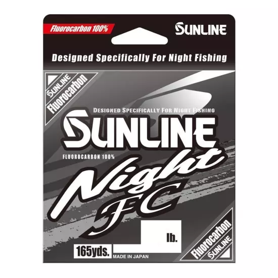 Sunline Night FC Fluorocarbon Line 165yd Please Select Color and Line Size