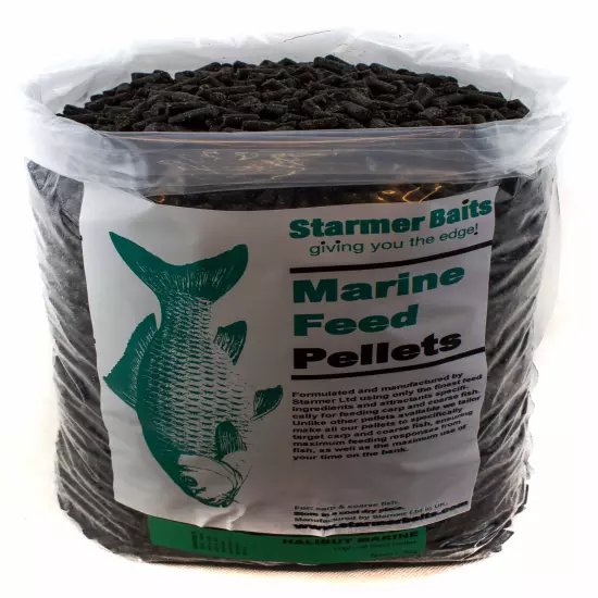 Halibut marine high oil feed pellets for carp and coarse fishing 5mm 400g-50kg