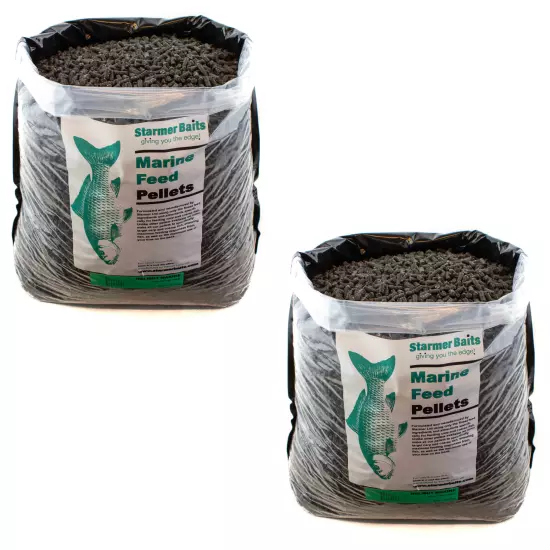 Halibut marine high oil feed pellets for carp and coarse fishing 5mm 400g-50kg