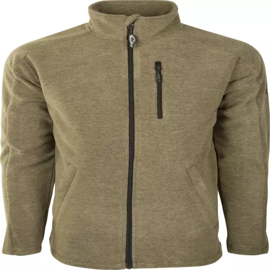 Heathered Windproof Full Zip