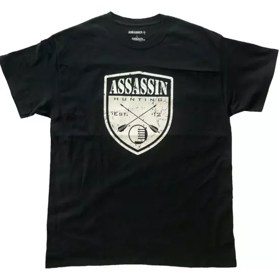 Assassin Shield T-Shirt Black 2X-Large