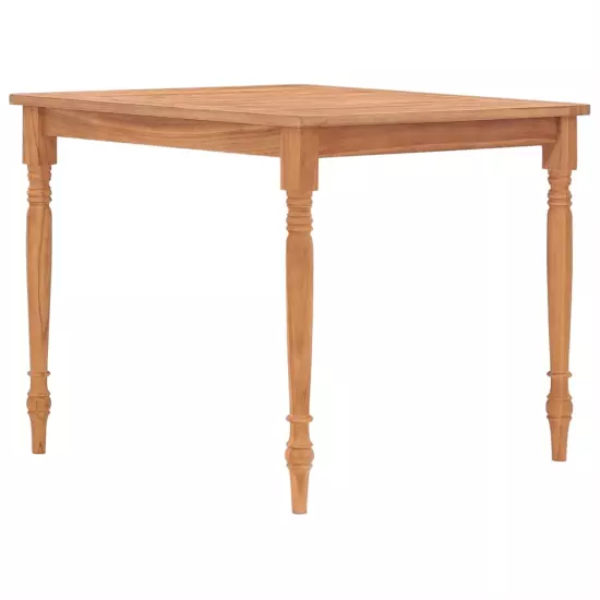 vidaXL Batavia Table Solid Teak Wood