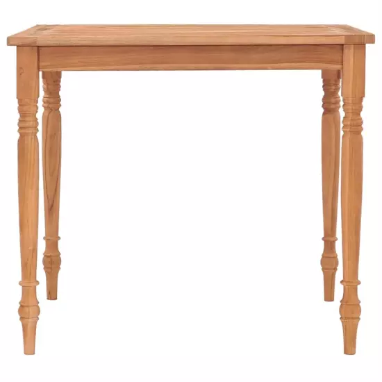 vidaXL Batavia Table Solid Teak Wood