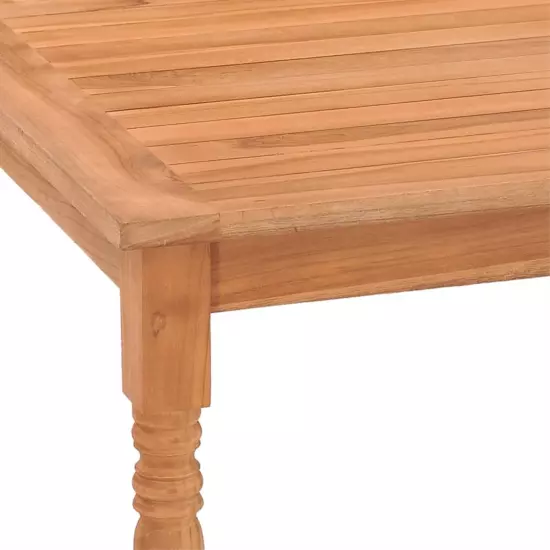 vidaXL Batavia Table Solid Teak Wood