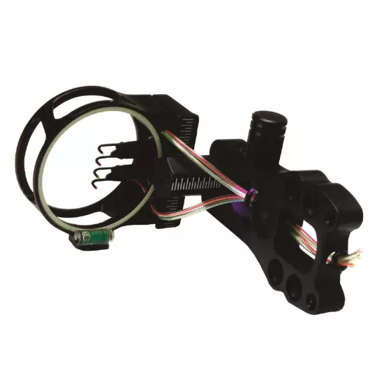 .30-06 KP Bow Sight Aluma 4 Pin .019 Fiber w/Light and Level ALUMA4-1