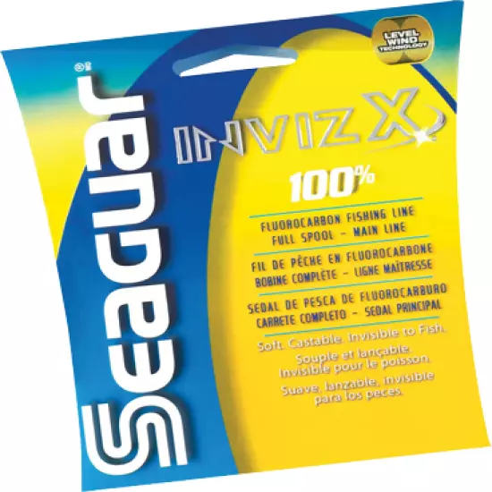 Seaguar Invizx 100% Fluoro Fishing Line 200 yd 8 lb 08VZ200