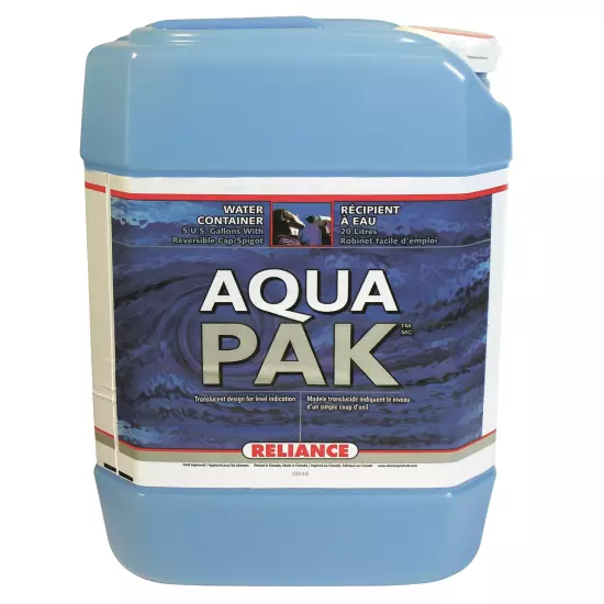 Reliance Water-Pak Water Container 5 Gallon 8820-03